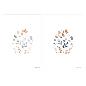 LITTLE DUTCH - Poster A3 Spring Flowers - Impression recto-verso réversible PW10610250