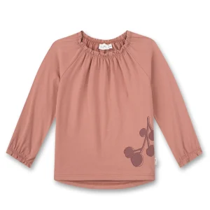 SANETTA - chemise fille vieux rose