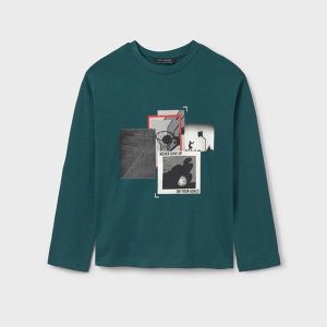 MAYORAL - Tee-shirt manches longues basket garçon