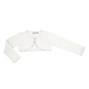 ABEL & LULA - Boléro avec ourlet crème