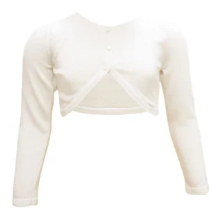 Boléro en coton écru