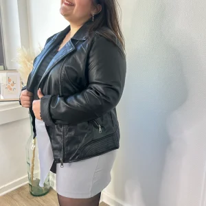 Veste perfecto similicuir noir