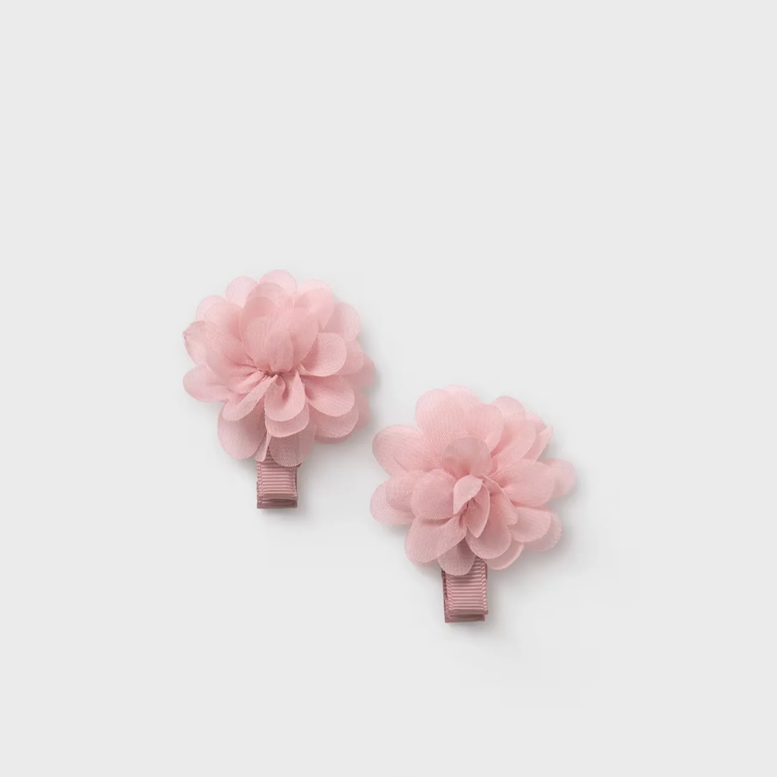 Abel & Lula - Barrettes à Cheveux Bébé Lot de 2 Fleurs Rose