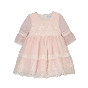 ABEL & LULA - Robe Tulle Bébé Fille Plumentis Blush