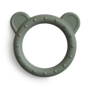 MUSHIE - Anneau de dentition en silicone pour bébé Ours Thym séché
