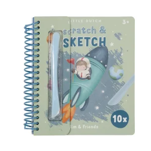 LITTLE DUTCH - Livre à gratter Jim & Friends