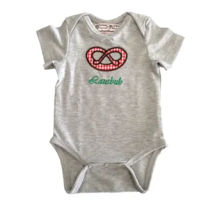 Anouk et Emile - body manches courtes Bretzel Lausbub