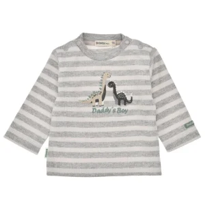 BONDI - T-shirt bébé côtelé à manches longues motif dinosaure