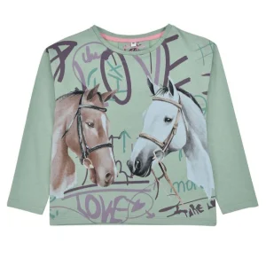 BONDI - T-shirt manches longues chevaux