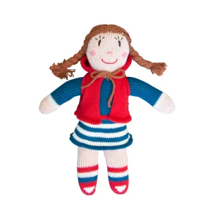 GLOBAL AFFAIRS - Poupée au crochet Rose Rouge 36 cm