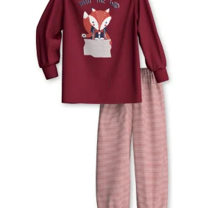 CALIDA - Pyjama à revers manches longues renard