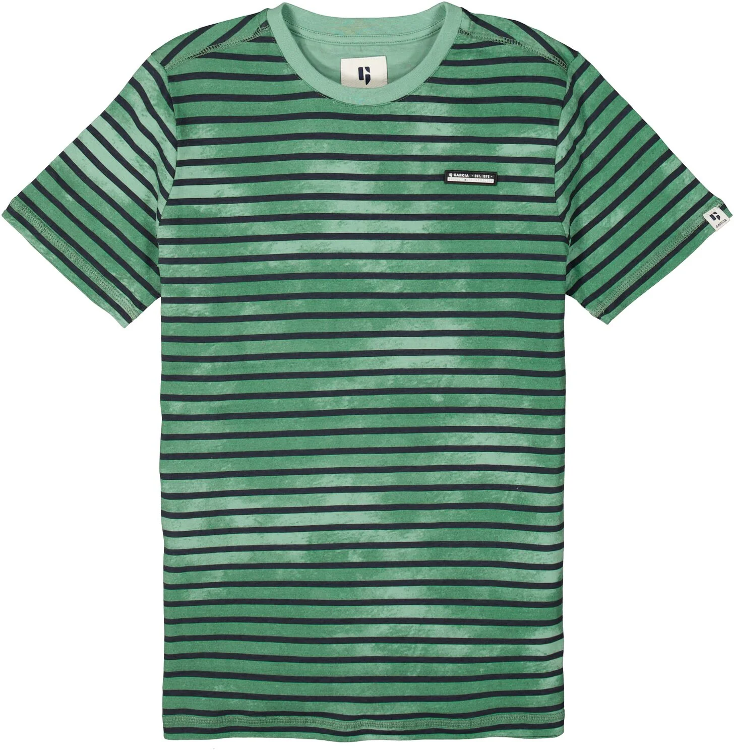 GARCIA - T-shirt rayé vert