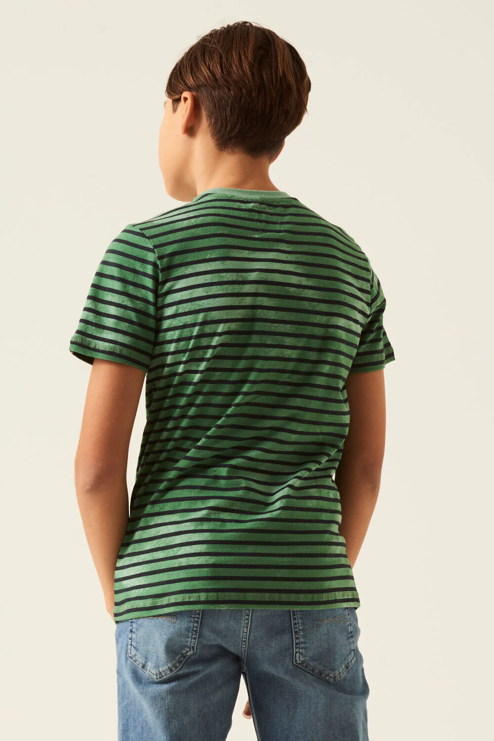 GARCIA - T-shirt rayé vert – Image 4