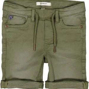 GARCIA - Garçon Short en jean vert taille élastiquée