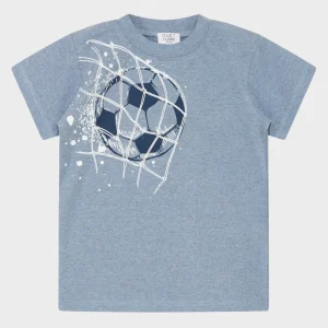 HUST & CLAIRE - T-Shirt Garçon manches courtes football HArthur