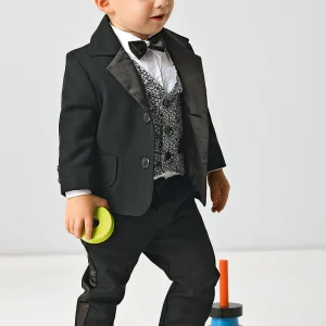 Ensemble 5 pièces Remo avec gilet et nœud papillon - jusqu'à la taille 116