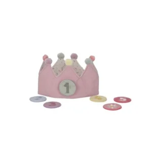 LITTLE DUTCH - Couronne d'anniversaire avec chiffres Rose LD4515