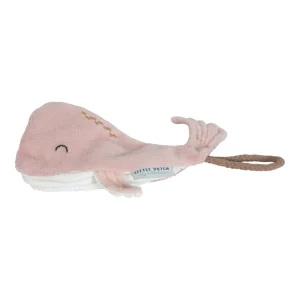 LITTLE DUTCH - Baby Nuggi Sucette Chaîne Baleine Océan Rose LD4827
