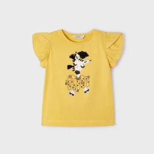 MAYORAL - Tee-shirt manches courtes fille motif imprimé