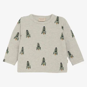 MINYMO - Sweat bébé manches longues fusée bambou