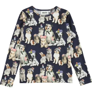 MOLO - Chemise à manches longues pour fille Rose Snow Ready