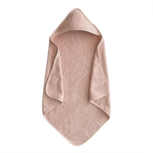 MUSHIE - Serviette à capuche bébé Blush
