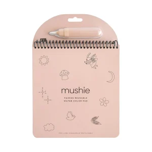 MUSHIE - Livre de coloriage aquarelle réutilisable Fées