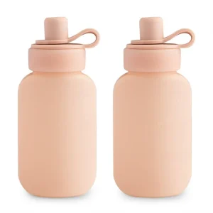 MUSHIE - Sachet de purée en silicone, lot de 2, blush