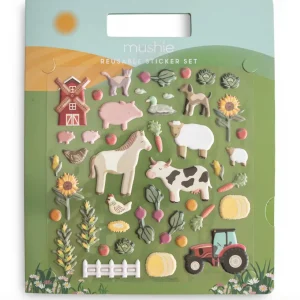 MUSHIE - Set d'autocollants Ferme réutilisable