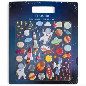 MUSHIE - Set d'autocollants Space Universe réutilisable