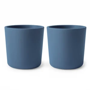 MUSHIE - Gobelet Twilight Blue Lot de 2