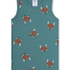 SANETTA - Sous-pull Garçon Bleu Renard Sauvage