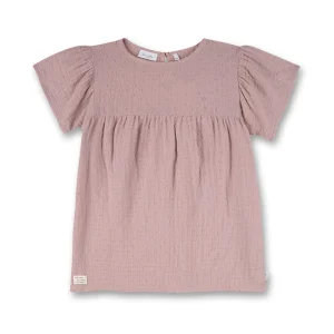 SANETTA - Robe bébé fille en mousseline de pur coton biologique
