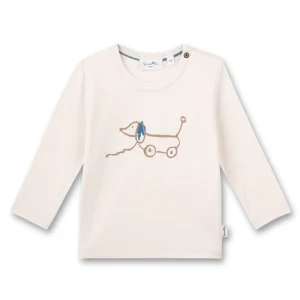 SANETTA - T-Shirt Bébé bleu certifié GOTS