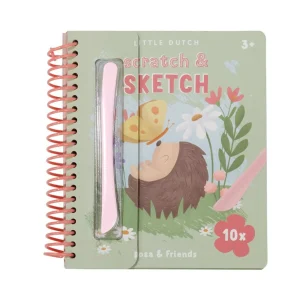 LITTLE DUTCH - Livre à gratter Rosa & Friends