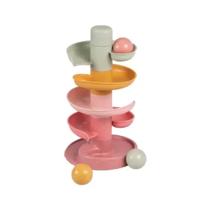 LITTLE DUTCH - Spiral Tower Marble Run Rose 2007439