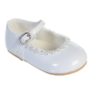 Chaussures cuir verni Marion blanc