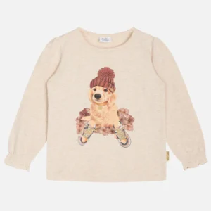 HUST & CLAIRE - T-Shirt Fille GOTS Chien Amma