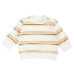 LITTLE DUTCH - Pull épais à rayures Vintage Sunny Stripes