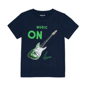 MAYORAL - T-shirt à paillettes à manches courtes