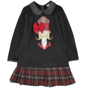 MONNALISA - robe manches longues à carreaux