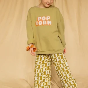 Sweat Sahara Pop Corn Placé Olive