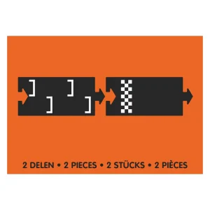 WAYTOPLAY - Kit de construction de route kit d'extension de départ et d'arrivée 2 pièces